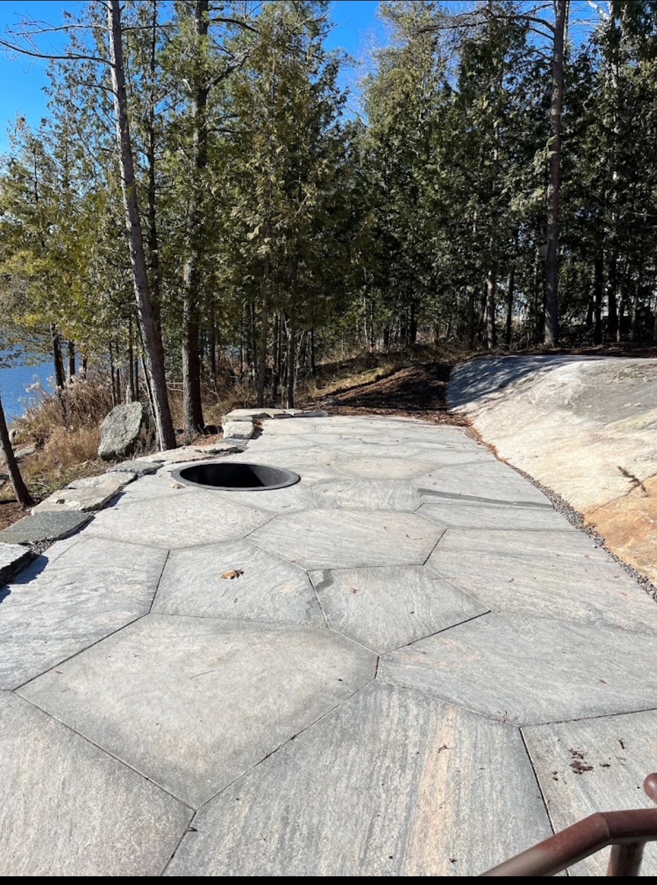 Muskoka landscaping — Clearwater project
