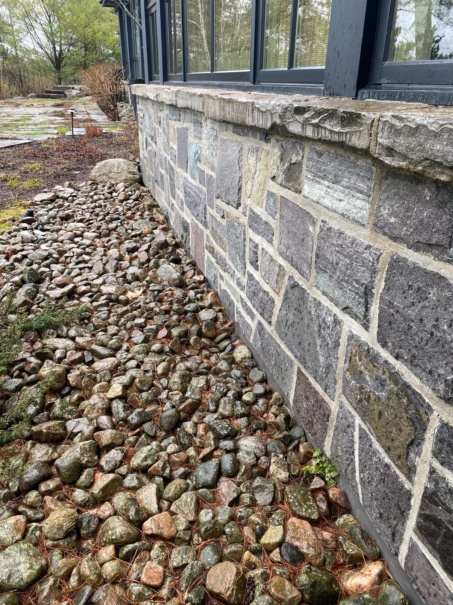 Muskoka landscaping — waterfront cottage property work